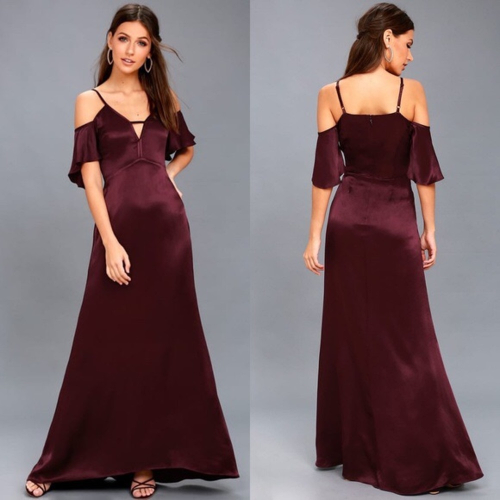 Ali & Jay ride the pony full length dress